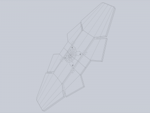Sci fi shield 3D Model