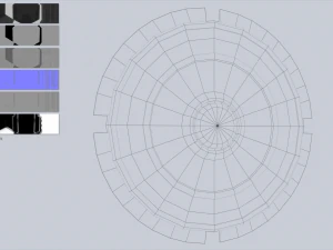 Scudo di fantascienza Modello 3D