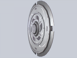 Sci fi shield 3D Model