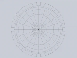 Scudo di fantascienza Modello 3D