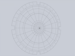Sci fi shield 3D Model