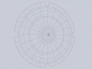 Scudo di fantascienza Modello 3D