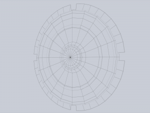 Sci fi shield 3D Model
