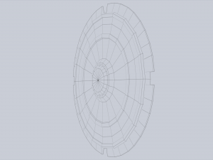 Sci fi shield 3D Model