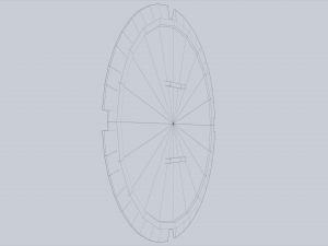 Sci fi shield 3D Model