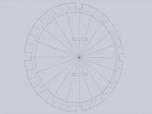 Scudo di fantascienza Modello 3D