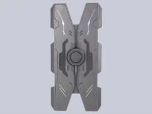 Sci fi shield 3D-Modell
