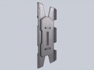 Sci fi shield Model 3D