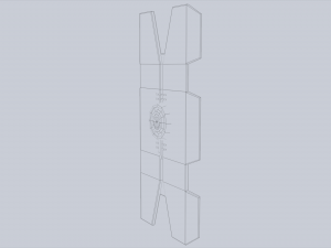 Sci fi shield Model 3D