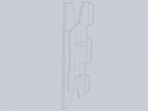 Sci fi shield Model 3D