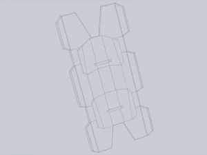 Scudo di fantascienza Modello 3D