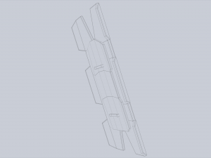 Sci fi shield Model 3D