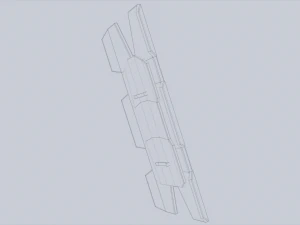 Scudo di fantascienza Modello 3D