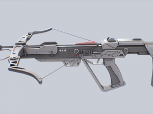 Scifi crossbow 3Dモデル