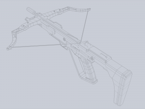 Scifi crossbow 3Dモデル