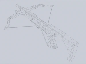 Науково-фантастичний арбалет 3D Модель
