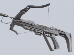 Scifi crossbow 3Dモデル