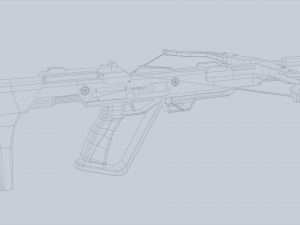 Scifi crossbow 3Dモデル