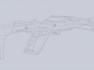 Науково-фантастичний арбалет 3D Модель