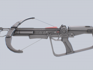 Scifi crossbow 3D मॉडल