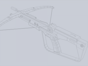 Scifi crossbow 3D मॉडल