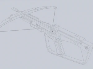 Scifi crossbow 3D Model