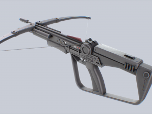 Scifi crossbow 3D मॉडल