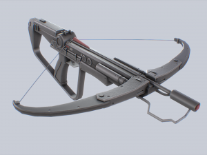 Scifi crossbow 3D मॉडल