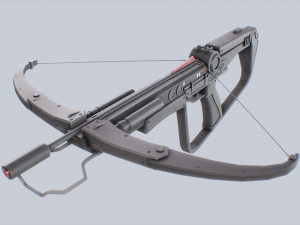 Scifi crossbow 3D मॉडल