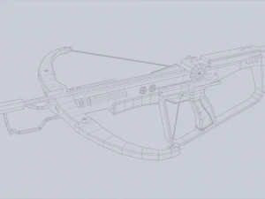 Scifi crossbow 3D Model