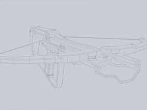 Scifi crossbow 3D Model