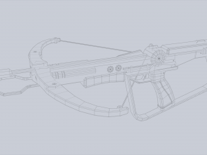 Scifi crossbow 3D मॉडल