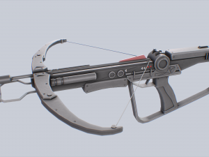 Scifi crossbow collection 3D 모델