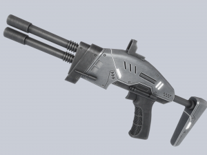Alien blaster 3D Model