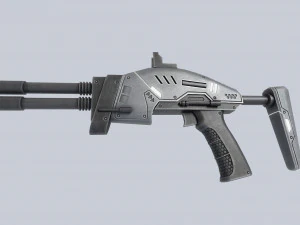 Buitenaardse blaster 3D Model