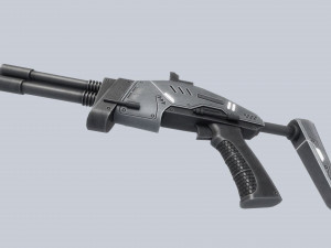 Alien blaster 3D Model