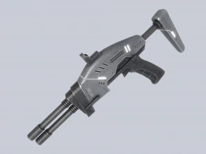 Buitenaardse blaster 3D Model