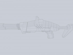 Alien blaster 3D Model