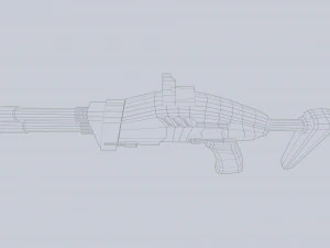 Buitenaardse blaster 3D Model