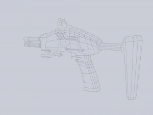 Buitenaardse blaster 3D Model
