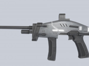 Alien blaster Model 3D