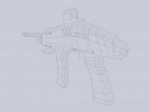 Alien blaster Model 3D