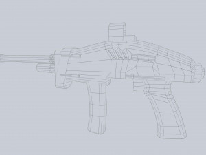 Alien blaster Model 3D