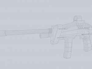 Alien blaster Model 3D