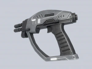 エイリアンブラスター 3Dモデル