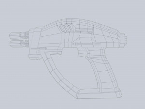 Alien blaster Model 3D