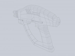 Alien blaster Model 3D