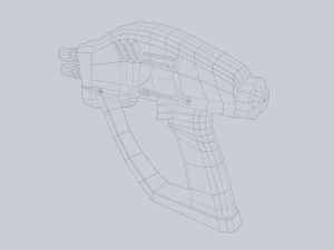 エイリアンブラスター 3Dモデル