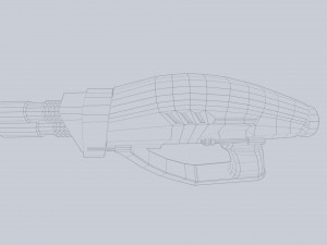 Alien blaster Model 3D