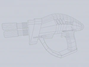 エイリアンブラスター 3Dモデル